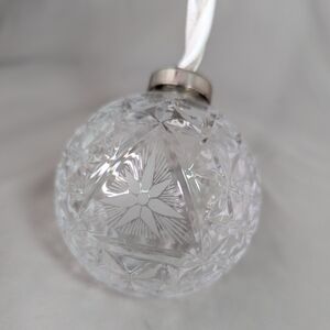 Vintage Waterford Crystal 2000 Star Of Hope Ball Christmas Ornament Times Square